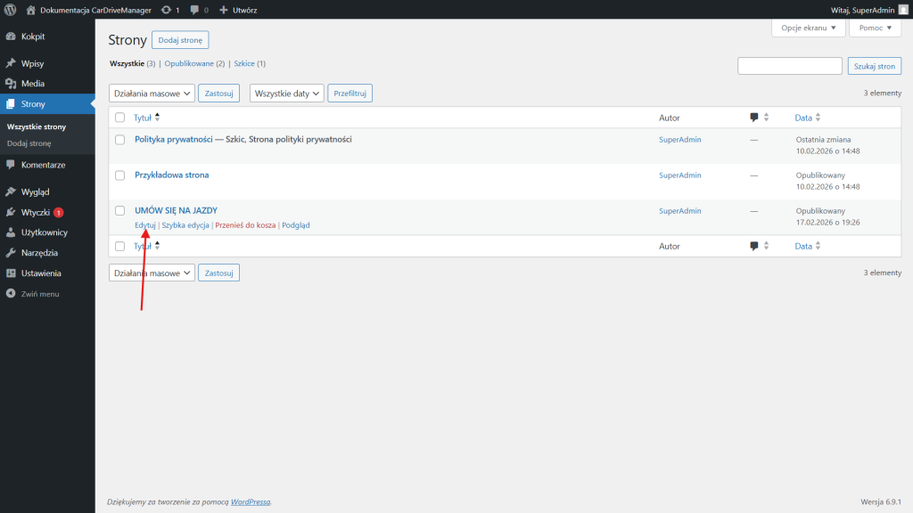 Kliknij - edytuj stronę