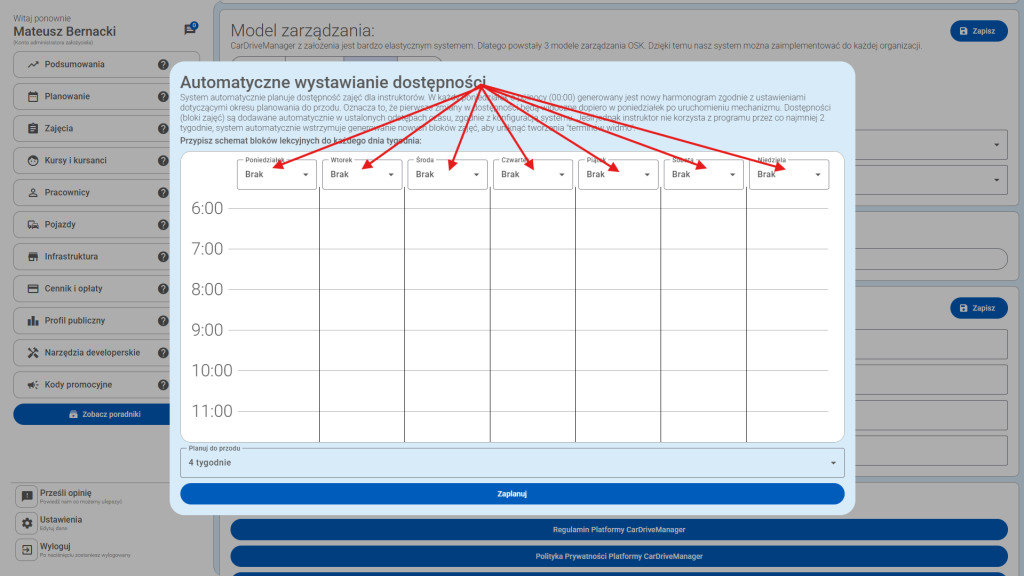 Schematy dostępności